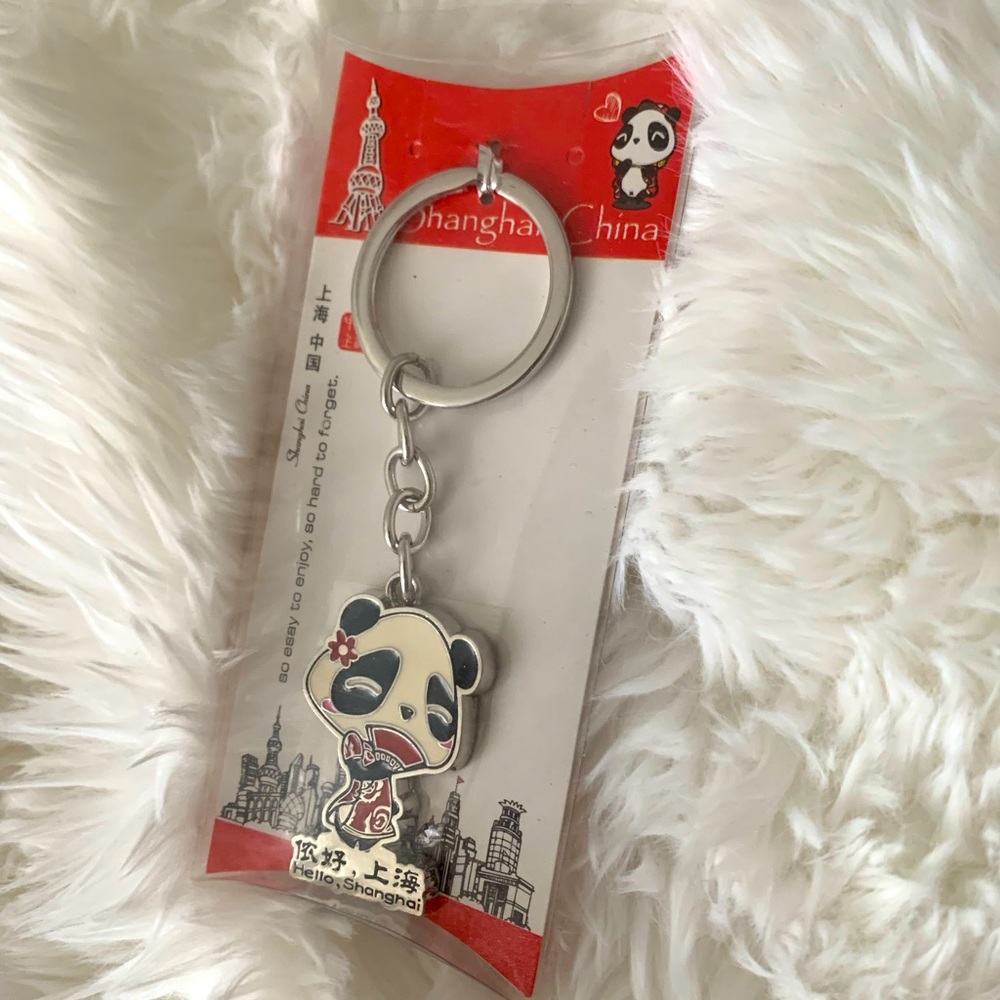 $5 CLEAROUT!!!! ♥️♥️♥️♥️ Panda Shanghai China keychain new